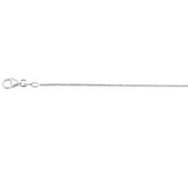 Slank Witgouden Venetiaans Collier | Dikte: 1,1mm Lengte: 42cm