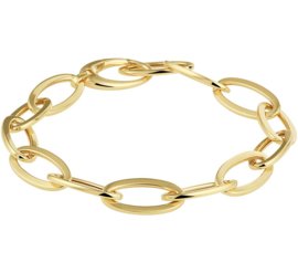 Geelgouden Draadschakel Armband voor Dames