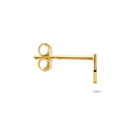 14K Gouden Oorknop Letter Y