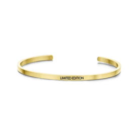 Goudkleurige ‘Limited Edition’ Bangle Armband van Edelstaal