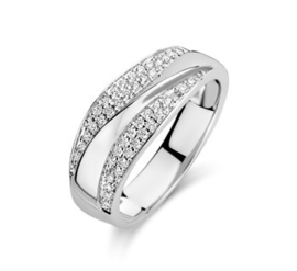 Zilveren Dames Ring Zirkonia