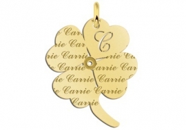 Names4ever Carrie Klaver Gouden Naamhanger