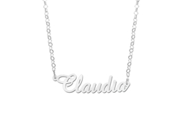 Naamketting Claudia van Zilver als Kerstcadeau