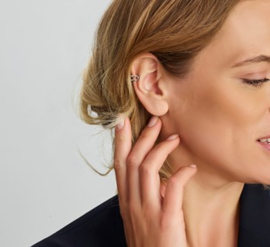 Zilveren Ear cuff