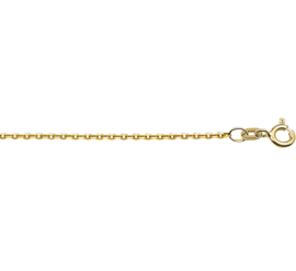 14 Karaats Gouden Collier Anker Plat 1,2 mm