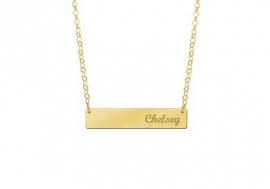 Bar Naamketting Goud Large Names4ever GNKB001