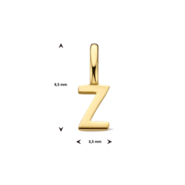 14K Geelgouden Hanger met Letter Z