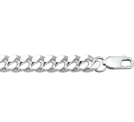 Collier Geslepen Gourmet 8 mm Zilver | Lengte 60 cm