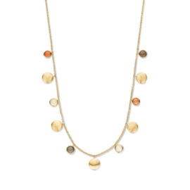 Excellent Jewelry Gouden Collier met Edelstenen