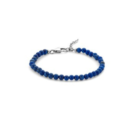 Lapis Lazuli Dames Armband 4,5 mm x 16-19 cm