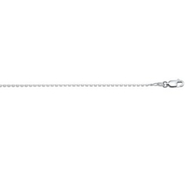 Zilveren Collier Anker Geslepen 1,1 mm 41 + 4 cm