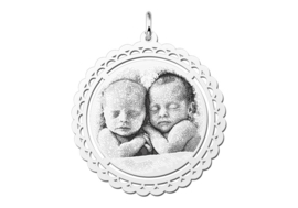 Fotogravure Hanger met Decoratieve Rand van Names4ever