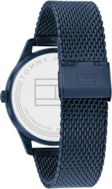 Tommy Hilfiger Blauw Heren Horloge met Blauwe Wijzerplaat