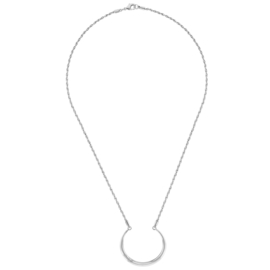 Tommy Hilfiger Zendaya Zilverkleurig Collier met Cirkelvormige Hanger TJ2780277