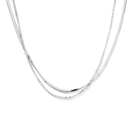 Dames Zilveren Multi-collier 2,0 mm 42 + 3 cm