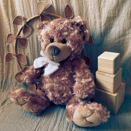 Bruine Teddybeer met Baby Naam Armbandje