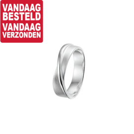 Twist Ring van Zilver / Maat 17,5