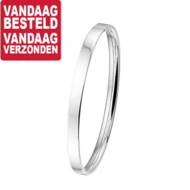 Buis Dames Bangle armband van Zilver / Diameter 60mm