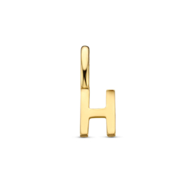 14K Geelgouden Hanger met Letter H