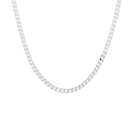 Zilveren Collier Geslepen Gourmet 2,8 mm | Lengte Ketting 60 cm