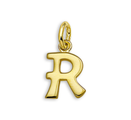 Gouden Letter Bedel Hanger – R