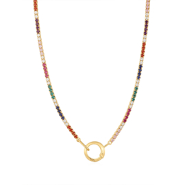 Ania Haie Pop Charms Schakelcollier Rainbow 43cm AH N048-08G