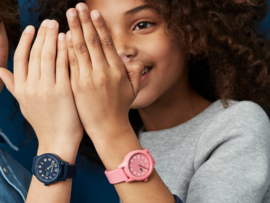 Lacoste Roze Kids Horloge met Roze Silicone Horlogeband