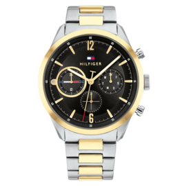 Tommy Hilfiger Bicolor Heren Horloge Matthew met Schakelband