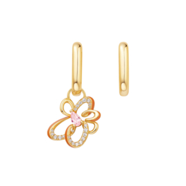 Ania Haie Pop Charms Gold Oval Hoop Earrings - Oorbellen AH E048-04G