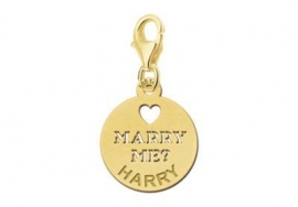 Names4ever Gouden Marry Me Bedel met Naam