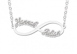 Names4ever Twee Namen Infinity Ketting