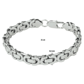 Konings 8,5 mm Edelstalen Armband