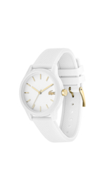 Lacoste Wit Dames Horloge met Witte Silicone Horlogeband