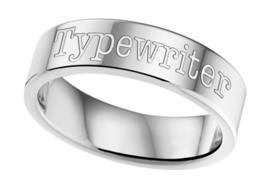 Names4ever 6mm Stalen Naamring voor Dames