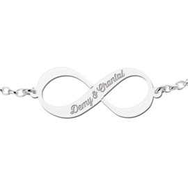 Infinity Armbanden Set van Zilver > Names4ever