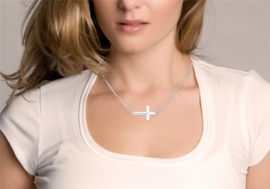 Kruis Naamketting van Zilver Names4ever ZNKB008