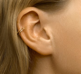 Geelgouden Dames Earcuff