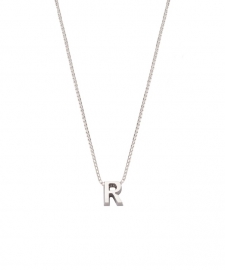 Minioro Initiaal Collier “R” Si-R