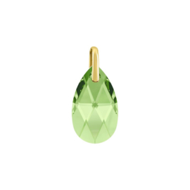 MY iMenso Peridot Pera 22mm Hanger van Goudkleurig Zilver