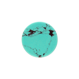 Turquoise Groene Edelsteen 24mm Munt van MY iMenso