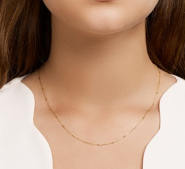 Gouden Staafjes Collier voor Dames