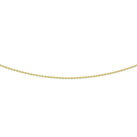 Gouden Anker Collier Plat | Dikte: 0,8 mm Lengte: 41 - 43 - 45 cm