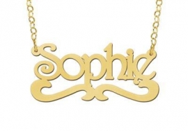 Names4ever Vergulde Sophie Naamketting