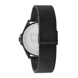 Tommy Hilfiger Zwart Heren Horloge – Milanese Horlogeband