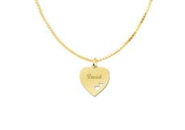 Moederdag Sieraden | Names4ever Goud Hart Met 2 Hartjes