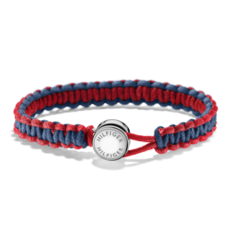 Rood met Blauwe Gevlochten Touw Armband van Tommy Hilfiger TJ2700944