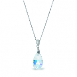 Sierlijke Druppel Glaskristallen Ketting van Spark Jewelry