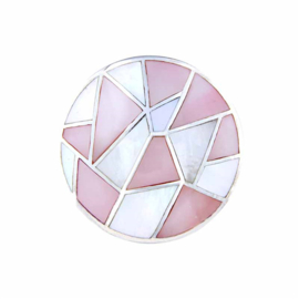 MY iMenso Sea Mosaic Parelmoer Pink Shell 33mm Insignia