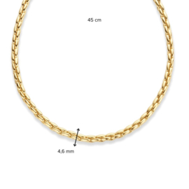 Excellent Jewelry Geelgouden 4,7mm Collier