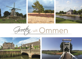 Ansichtkaart Ommen Collagefoto | Groeten uit Ommen